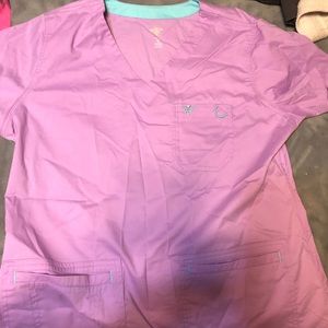 Med coture scrub top